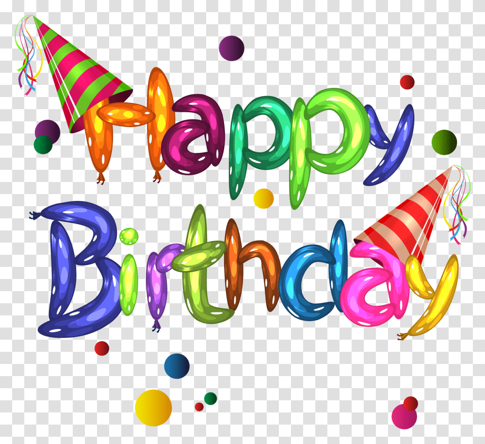 Vector Happy Birthday Download Happy Birthday Vector, Apparel, Hat, Party Hat Transparent Png