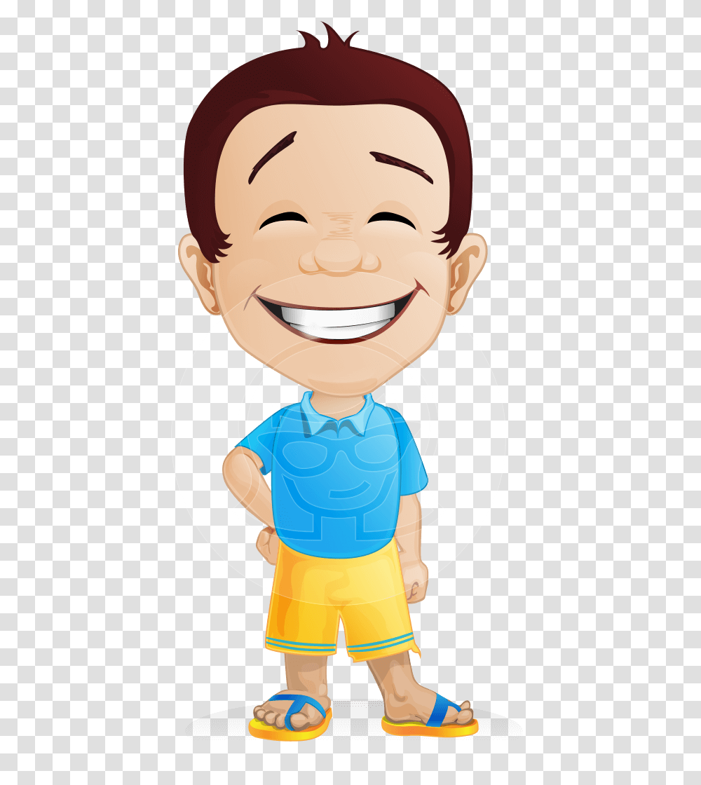 Vector Happy Man Cartoon Character, Person, Human, Face, Toy Transparent Png
