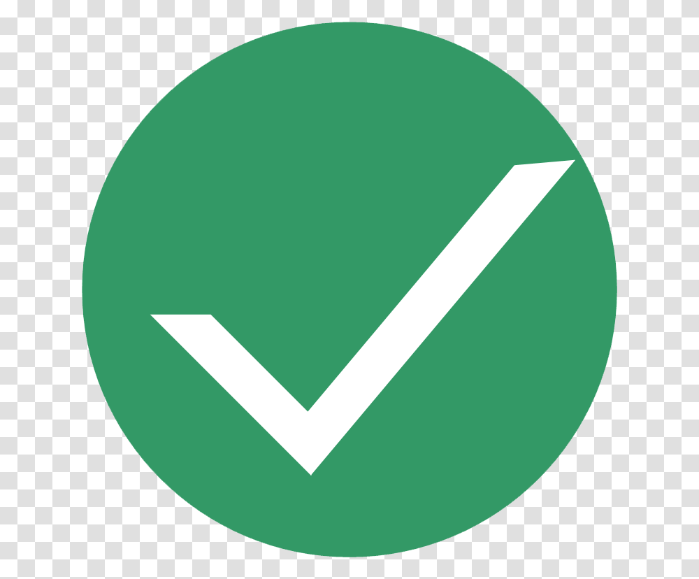 Vector Icon Of White Checkmark On Green Circle Icon Ready, Logo, Trademark, Sign Transparent Png