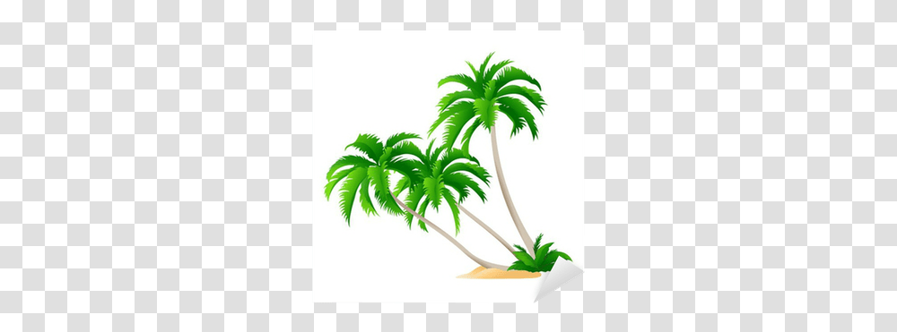 Vector Icon Palm Tree Sticker • Pixers We Live To Change Coconut Tree, Plant, Arecaceae, Leaf, Flower Transparent Png