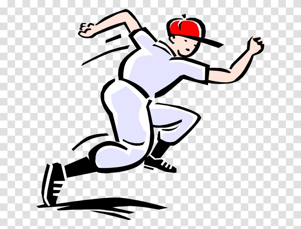 Vector Illustration Of 1950 S Vintage Style Baseball Baseball Clip Art, People, Person, Human, Athlete Transparent Png