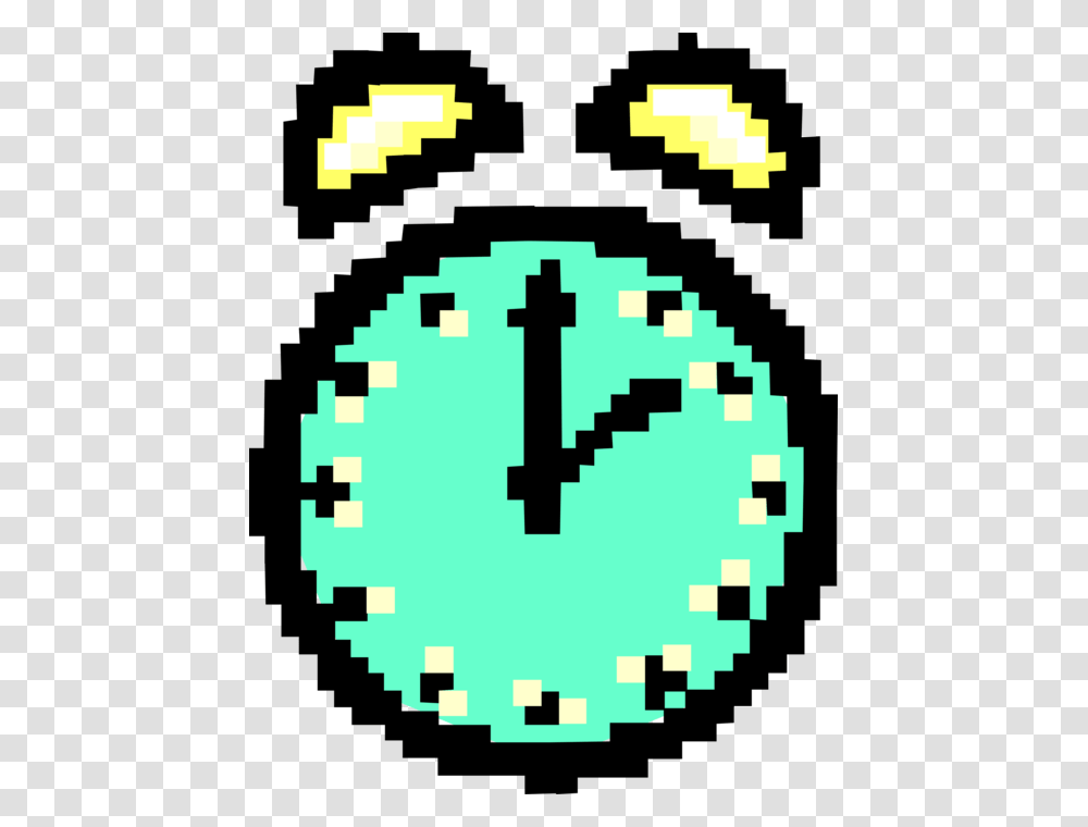 Vector Illustration Of Alarm Clock As Pixelated Bitmap Pixelated Clock, First Aid, Weapon, Weaponry Transparent Png
