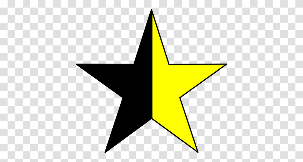 Vector Illustration Of Anarchist Capitalism Symbol, Star Symbol Transparent Png