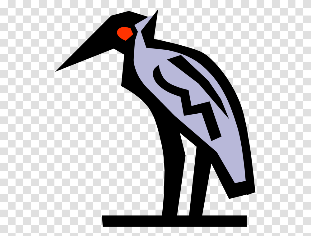 Vector Illustration Of Ancient Egyptian Tropical Bird, Animal, Waterfowl, Dynamite, Bomb Transparent Png