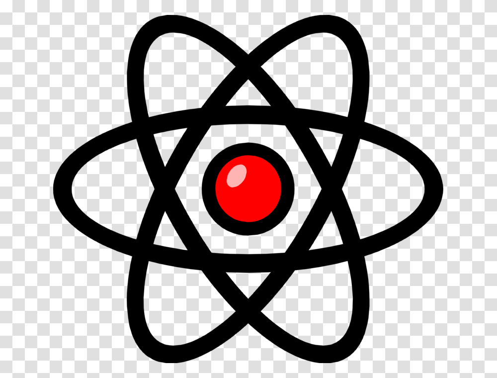 Vector Illustration Of Atom Smallest Unit Of Matter Logo React Js, Sphere, Light, Moon, Outer Space Transparent Png