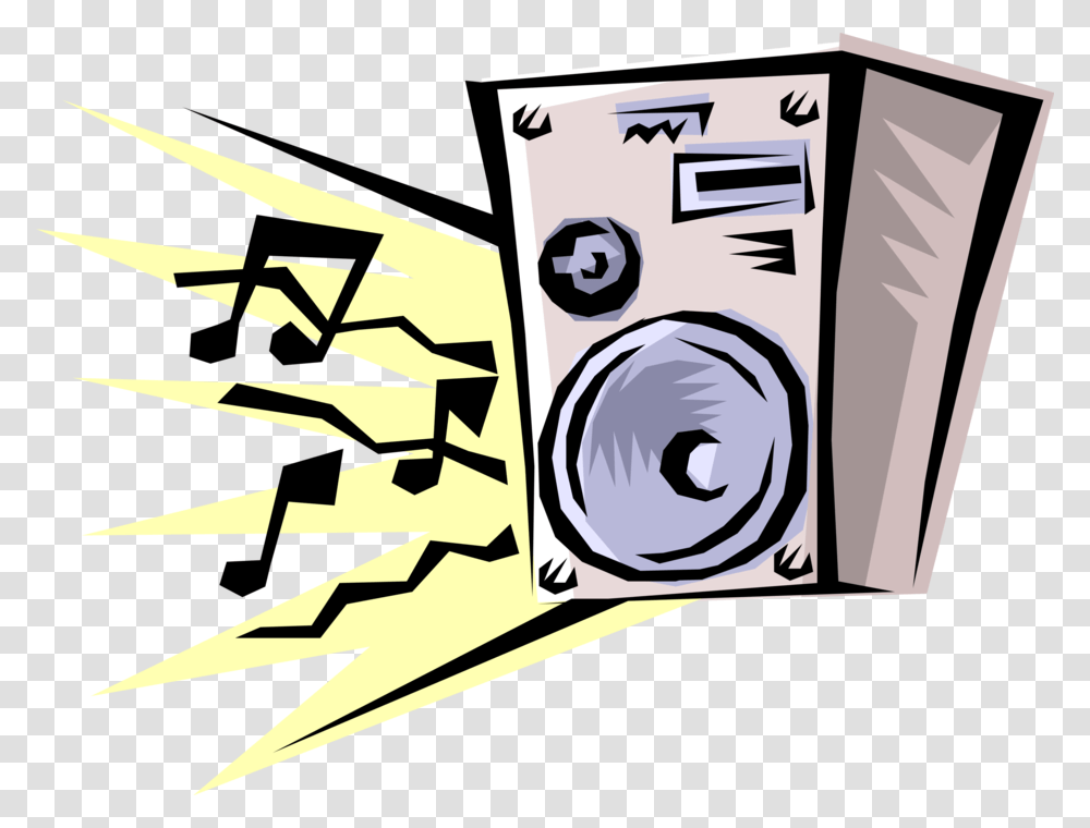 Vector Illustration Of Audio Entertainment Stereo Music, Electronics Transparent Png