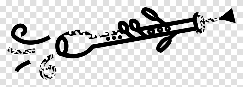 Vector Illustration Of Bass Oboe Or Baritone Oboe Double Calligraphy, Gray, World Of Warcraft Transparent Png