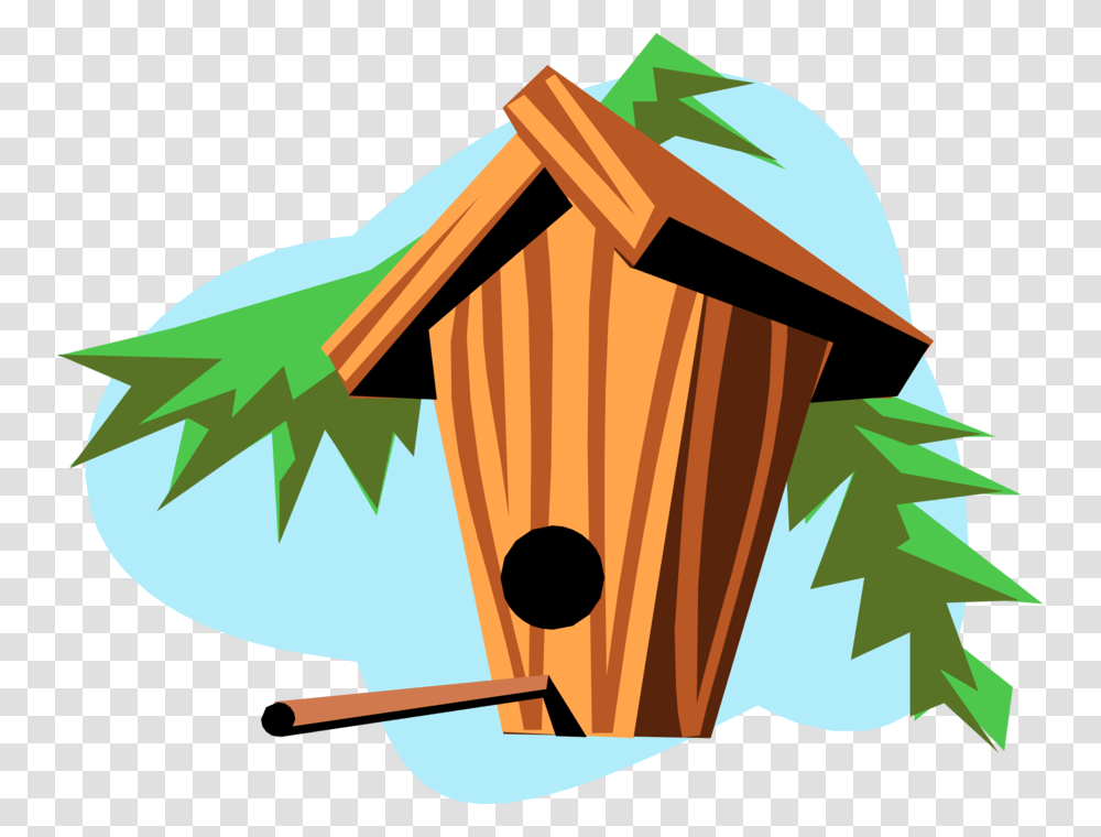 Vector Illustration Of Birdhouse Or Birdbox Nest Boxes Bird Houses, Adventure, Leisure Activities, Wood, Plant Transparent Png