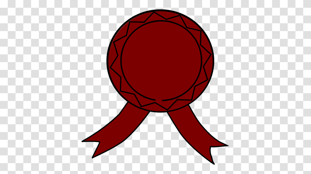 Vector Illustration Of Brown Award Ribbon, Sphere, Balloon, Logo Transparent Png