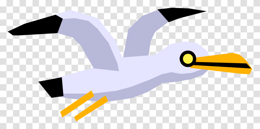 Vector Illustration Of Cartoon Feathered Vertebrate Seabird Cartoon, Animal, Hammer, Statue, Axe Transparent Png