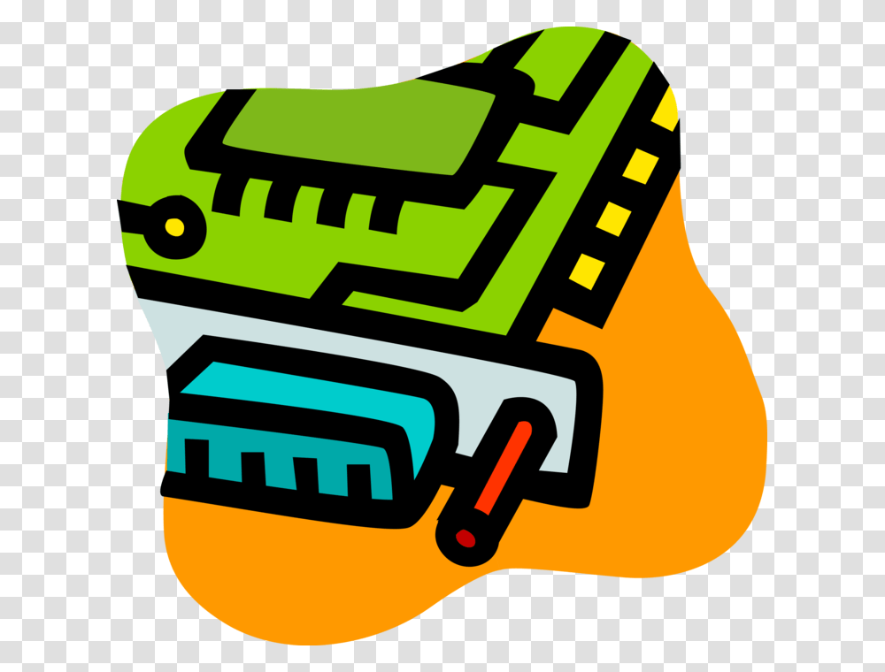 Vector Illustration Of Computer Printed Circuit Board, Dynamite, Bomb, Weapon, Weaponry Transparent Png