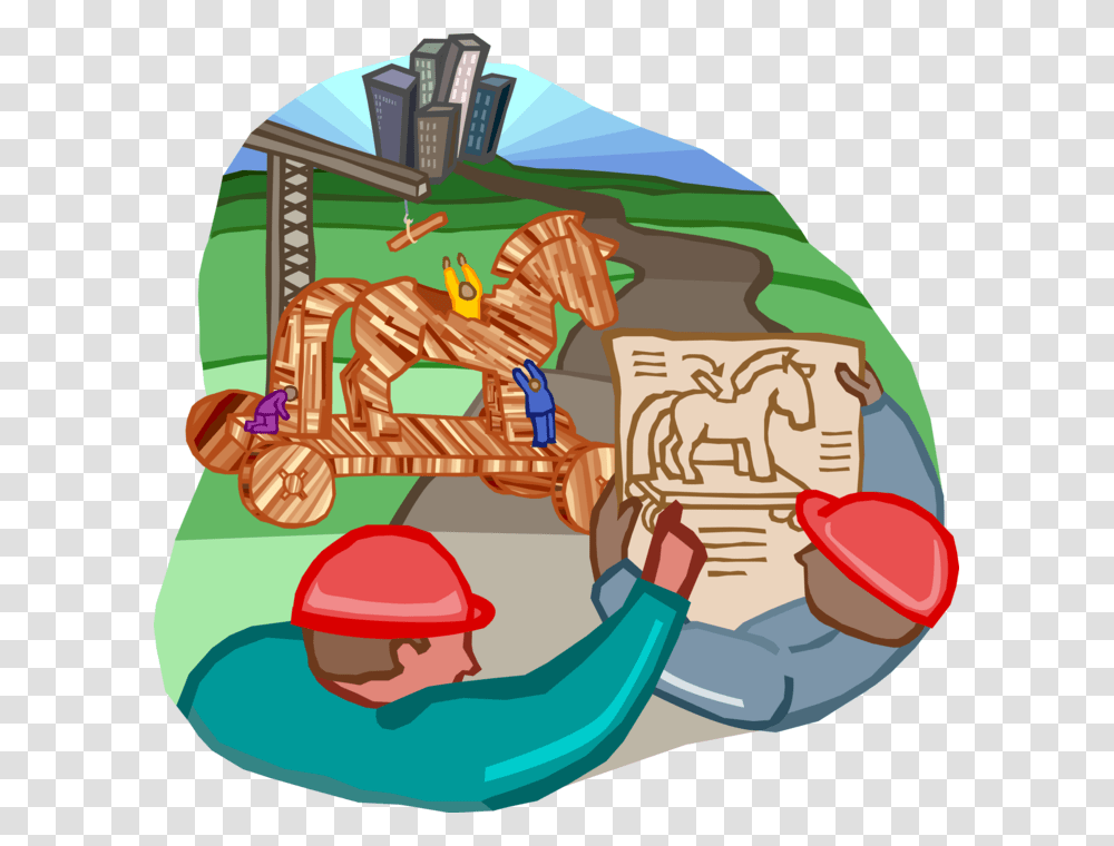 Vector Illustration Of Construction Engineers Plan, Outdoors, Room, Indoors Transparent Png