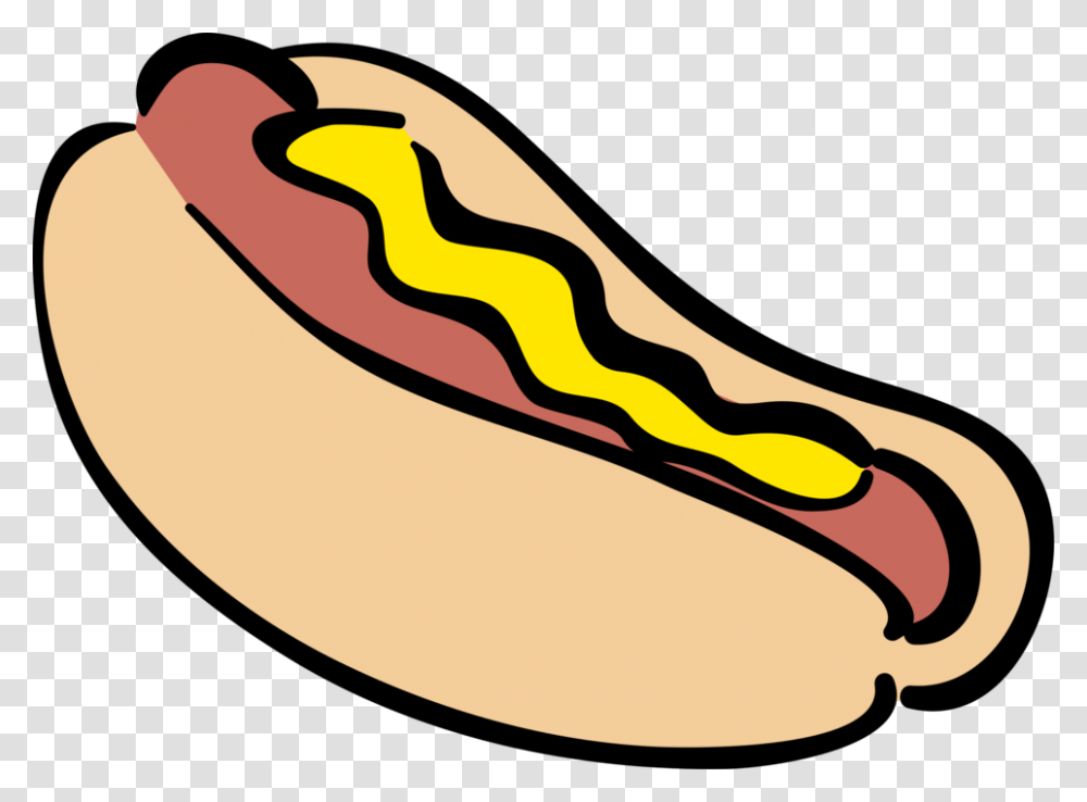 Vector Illustration Of Cooked Hot Dog Or Hotdog Frankfurter, Food, Ketchup Transparent Png
