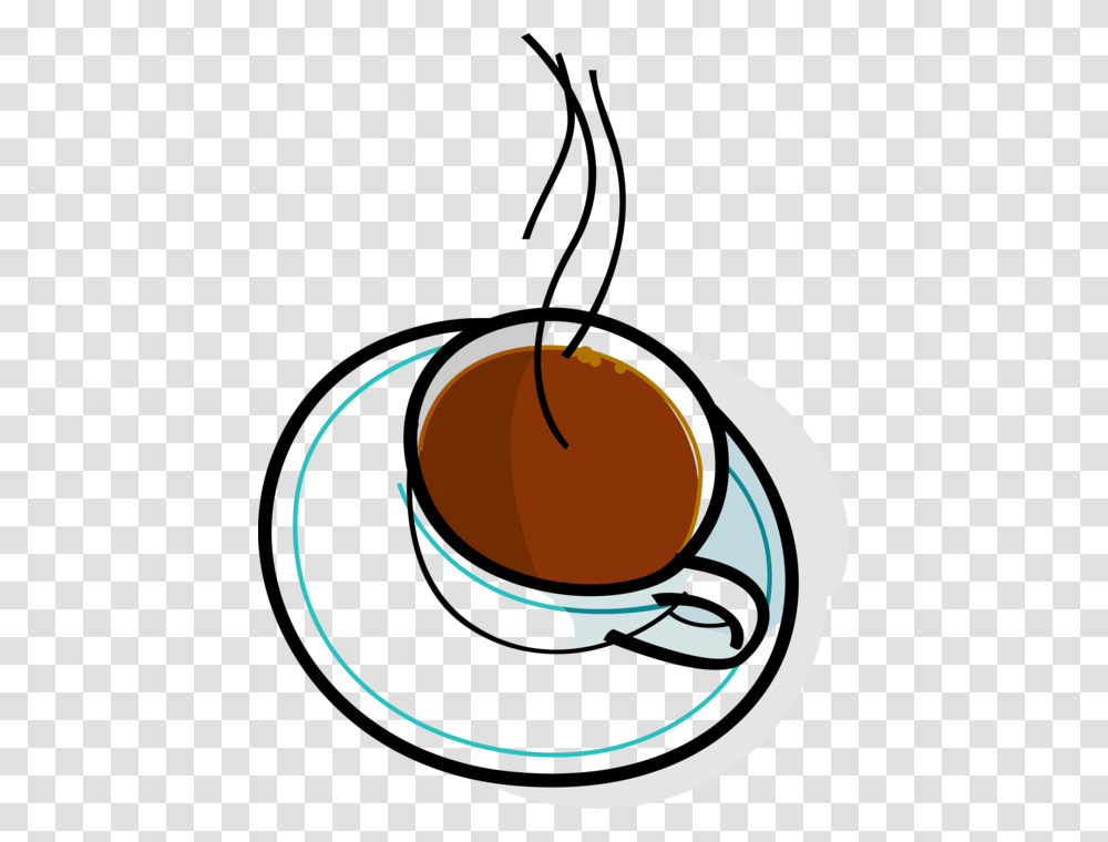 Vector Illustration Of Cup Of Hot Freshly Brewed Coffee Hot Chocolate Clip Art, Sweets, Food, Meal, Plant Transparent Png