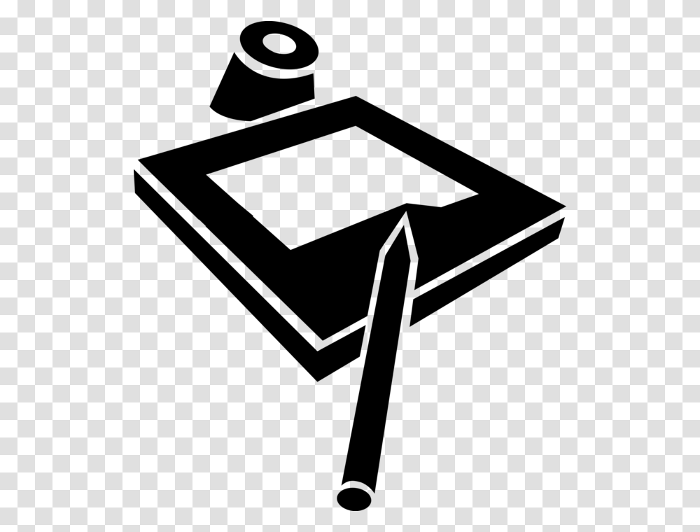 Vector Illustration Of Digitizing Graphics Tablet With, Gray, World Of Warcraft Transparent Png