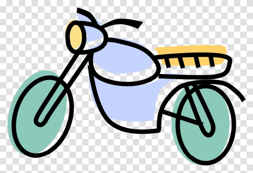 Vector Illustration Of Dirt Bike Motorcycle Or Motorbike Motorbike Clipart, Vehicle, Transportation, Scissors, Weapon Transparent Png