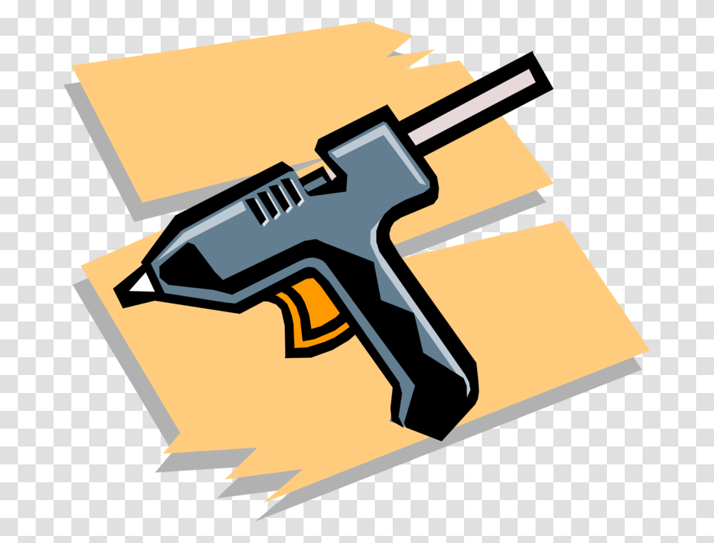 Vector Illustration Of Electric Hot Adhesive Glue Gun Power Tools Clip Art, Label, Power Drill Transparent Png