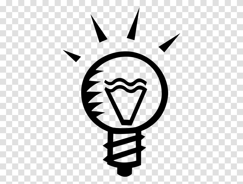 Vector Illustration Of Electric Light Bulb Symbol Of Emblem, Gray, World Of Warcraft Transparent Png