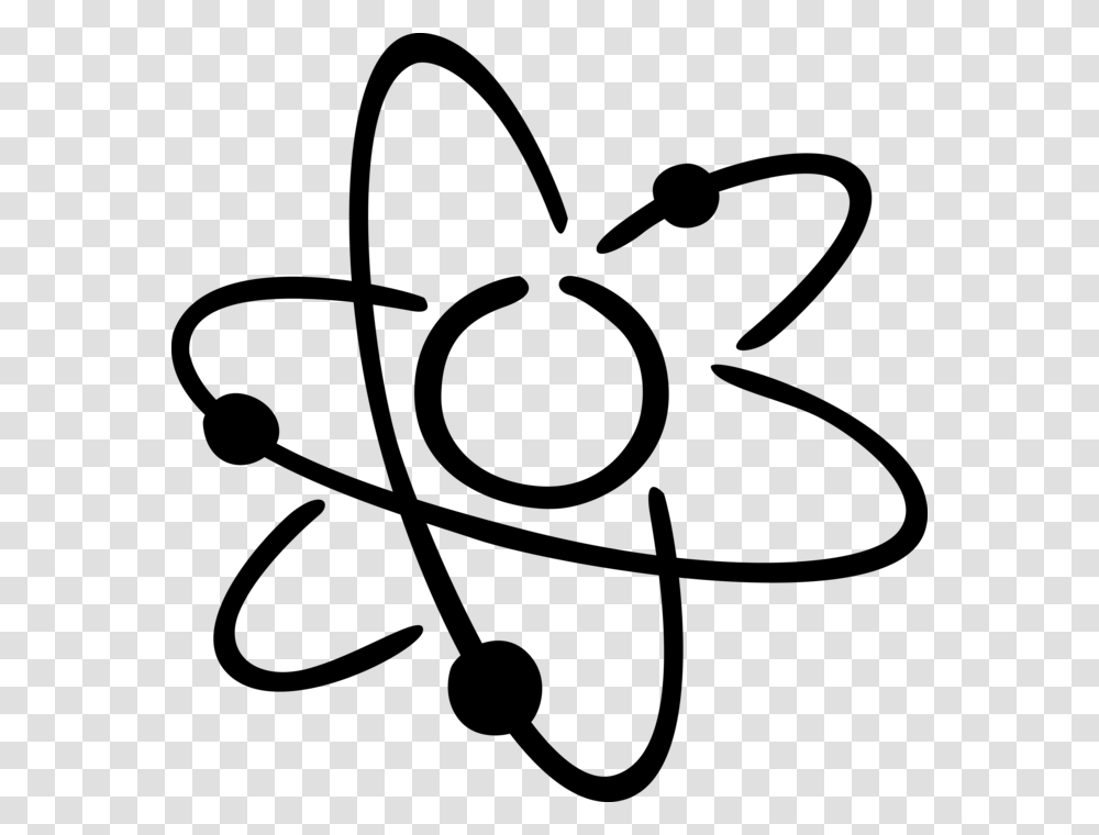 Vector Illustration Of Energy Atoms Circling Nucleus Nucleus Of An Atom Accounts, Gray, World Of Warcraft Transparent Png