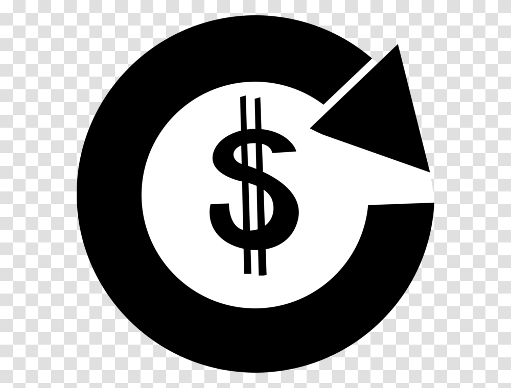 Vector Illustration Of Financial Concept Circular Arrow, Number, Logo Transparent Png