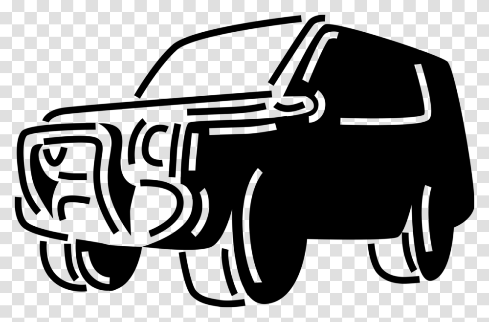 Vector Illustration Of Four Wheel Drive Off Road Automobile, Gray, World Of Warcraft Transparent Png