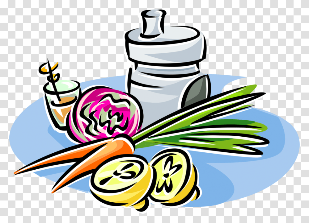 Vector Illustration Of Fresh Fruits And Vegetables, Tin, Label Transparent Png