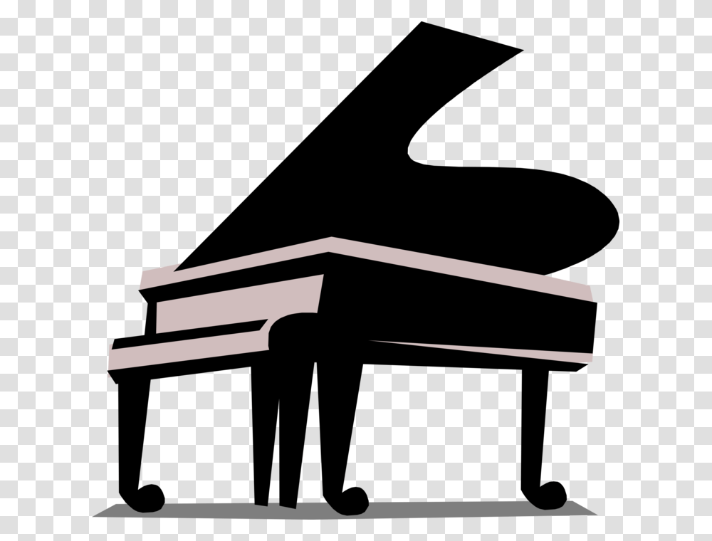 Vector Illustration Of Grand Piano Keyboard Musical Piano Illustration, Leisure Activities, Vehicle, Transportation Transparent Png
