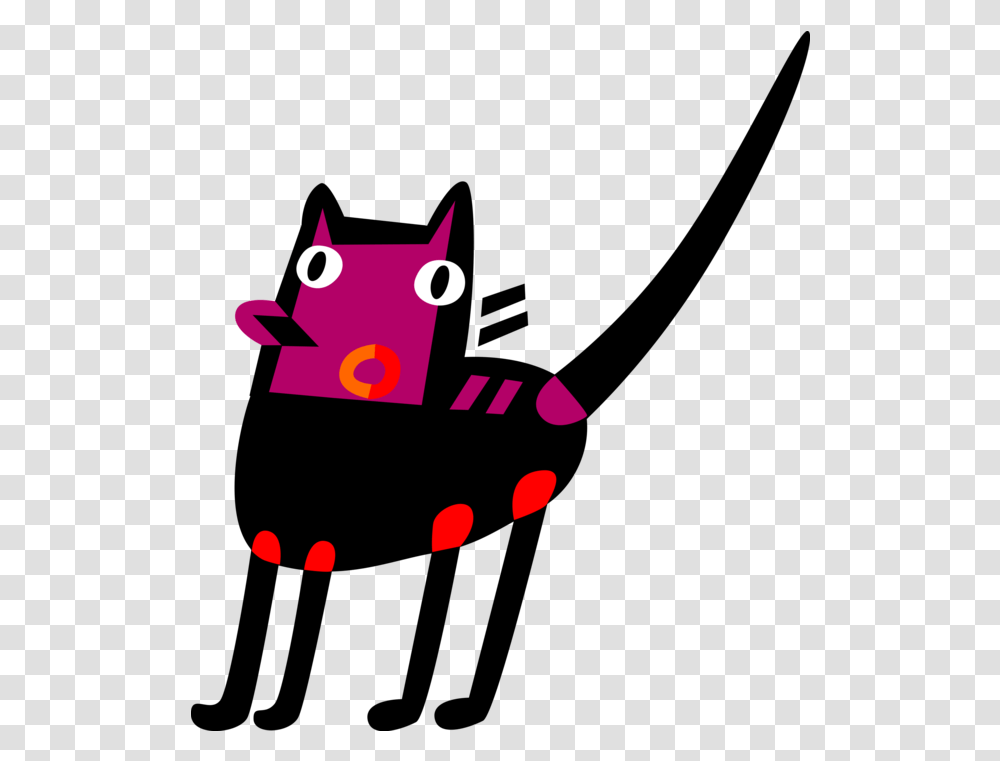 Vector Illustration Of Halloween Black Cat Associated Dot, Graphics, Art, Text, Symbol Transparent Png