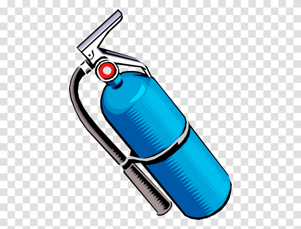 Vector Illustration Of Handheld Cylindrical Blue Fire, Weapon, Weaponry, Can, Tin Transparent Png