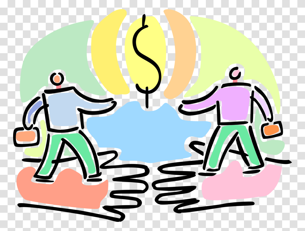 Vector Illustration Of Hands Helping Competing Business, Crowd, Sport, Outdoors Transparent Png