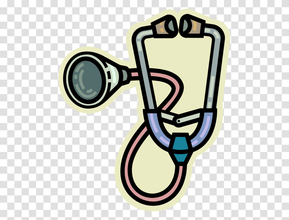 Vector Illustration Of Health Care Professional Doctor, Light, Binoculars, Lawn Mower, Tool Transparent Png