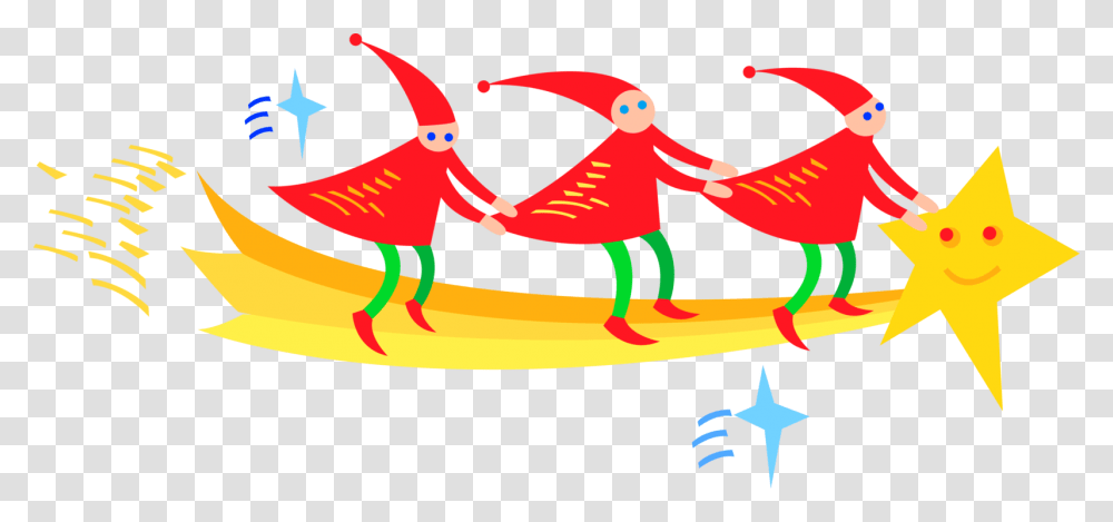 Vector Illustration Of Holiday Festive Season Christmas, Boat, Vehicle, Transportation, Rowboat Transparent Png