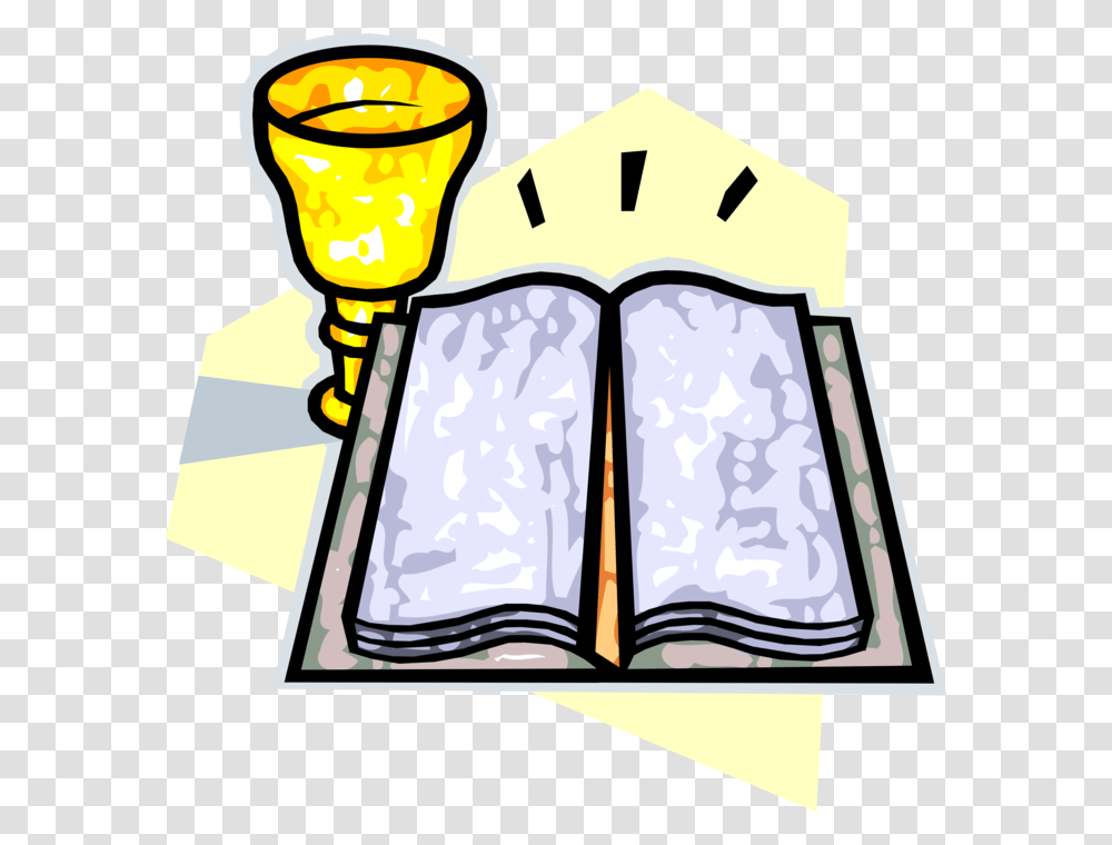 Vector Illustration Of Holy Bible Book Product Of Divine Mary The Queen College, Light, Machine, Cowbell, Cleaning Transparent Png