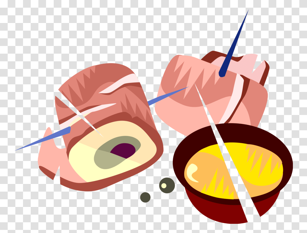 Vector Illustration Of Hors D Oeuvres Canap Rolled Starters Food Vector, Mouth, Lip, Injection, Dynamite Transparent Png