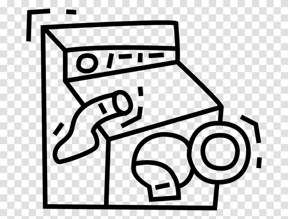 Vector Illustration Of Household Appliance Clothes Line Art, Gray, World Of Warcraft Transparent Png