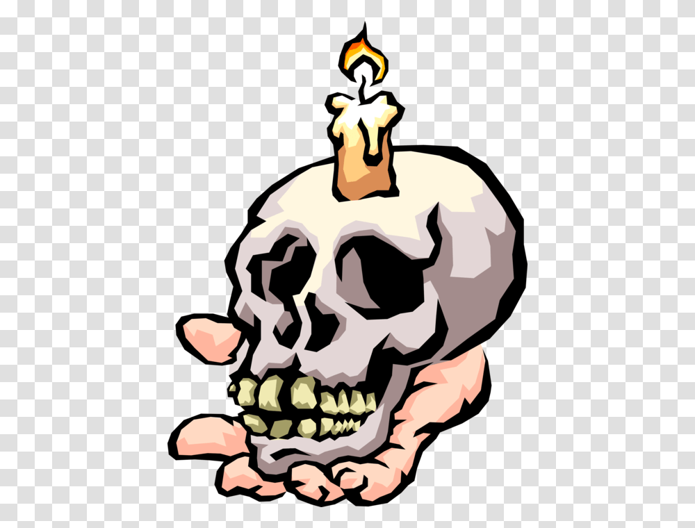 Vector Illustration Of Human Skull Held In Hand With Gas Can Kill You, Teeth, Mouth, Lip, Person Transparent Png