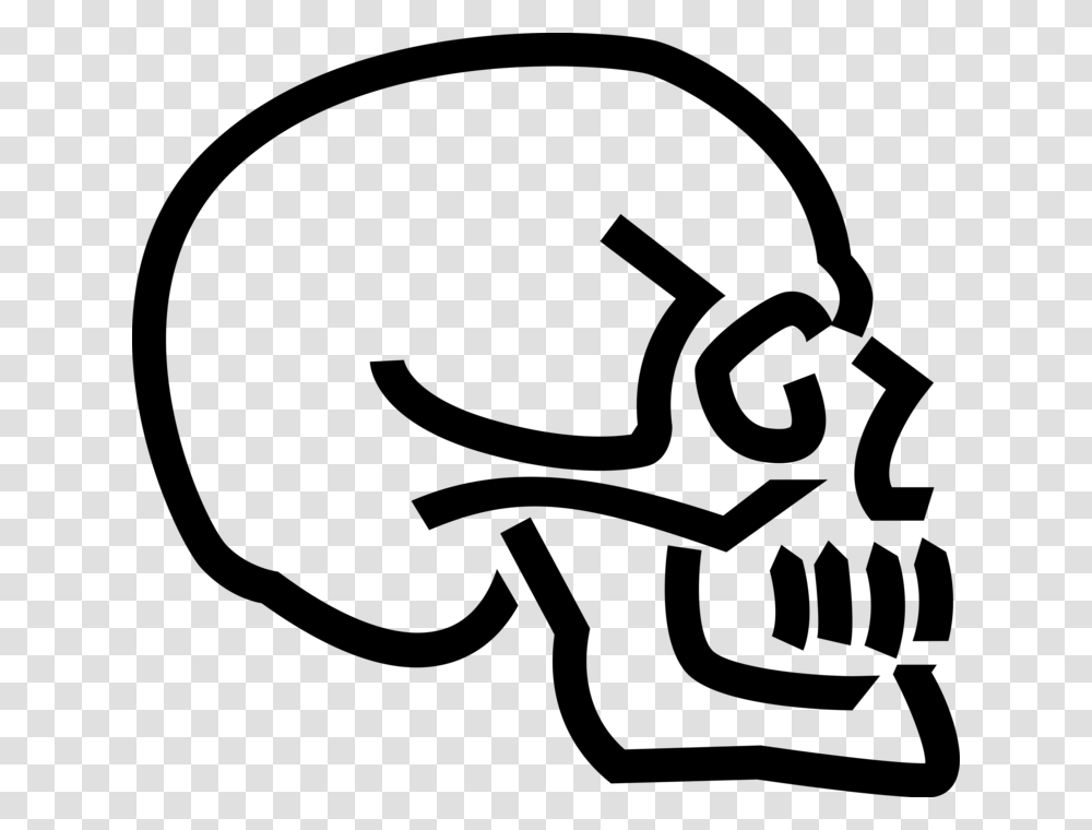 Vector Illustration Of Human Skull Skeleton Baby Crib Clip Art, Gray, World Of Warcraft Transparent Png