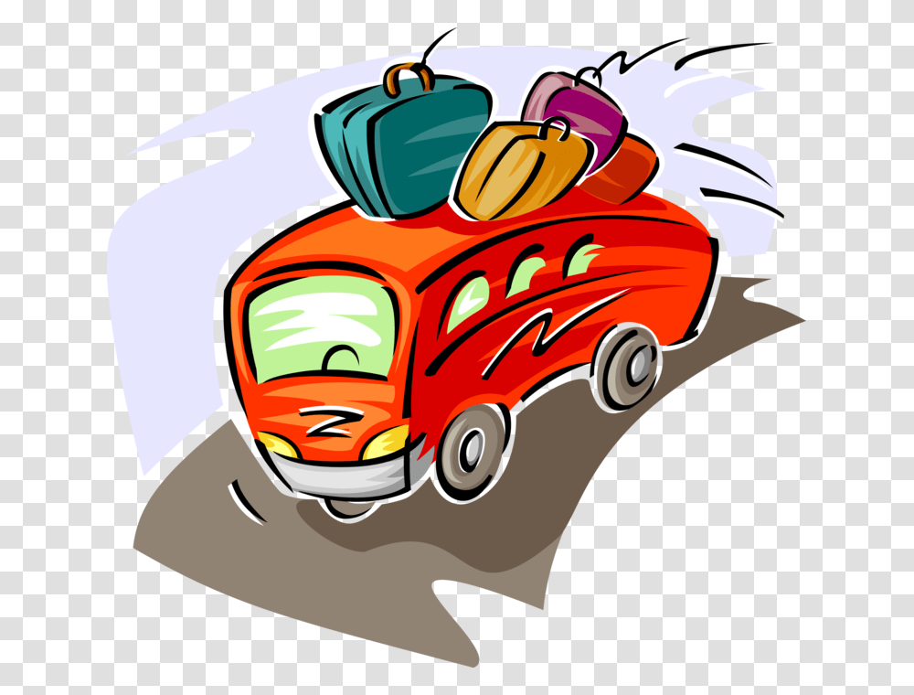 Vector Illustration Of Intercity Passenger Tour Bus Tour Vector, Vehicle, Transportation, Van, Caravan Transparent Png
