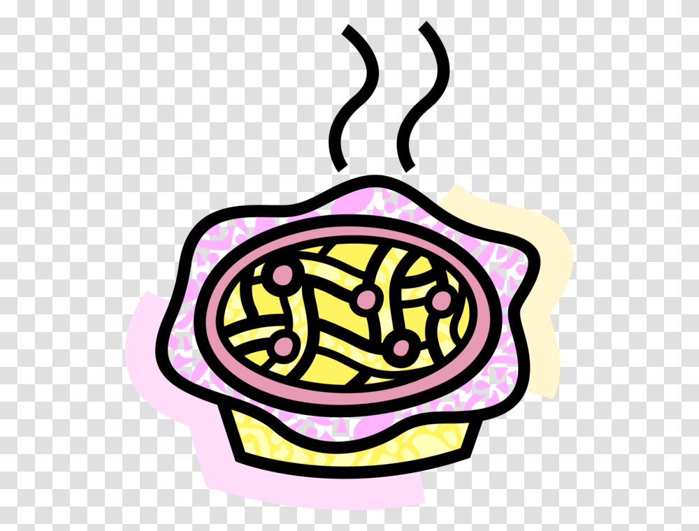 Vector Illustration Of Italian Cuisine Spaghetti Flour, Label, Hand, Doodle Transparent Png