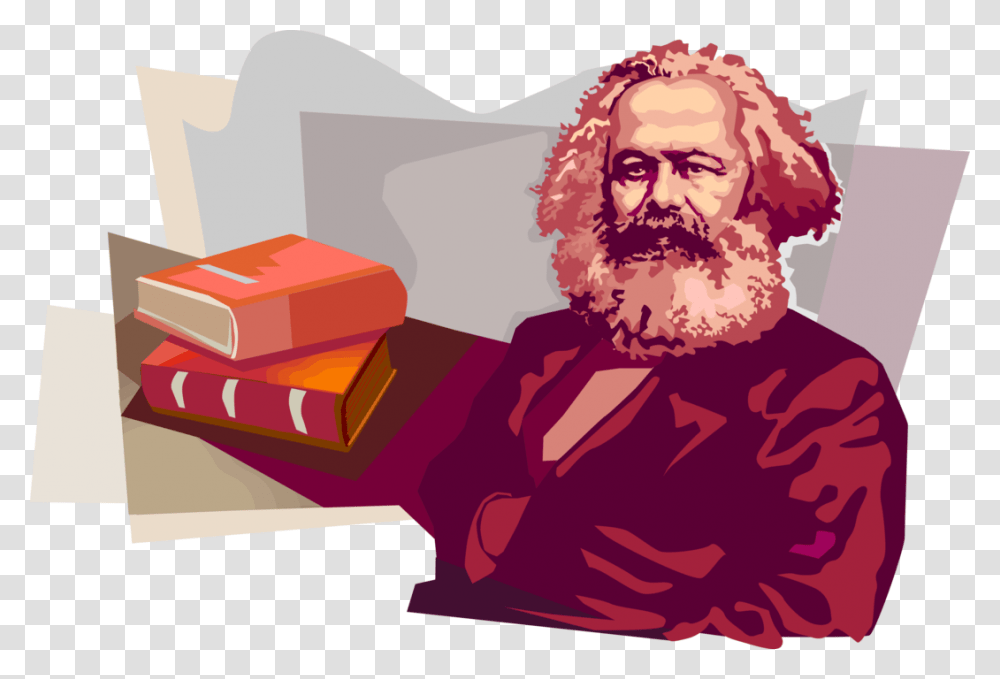 Vector Illustration Of Karl Heinrich Marx German Philosopher Karl Heinrich Marx, Face, Person, Box, Female Transparent Png