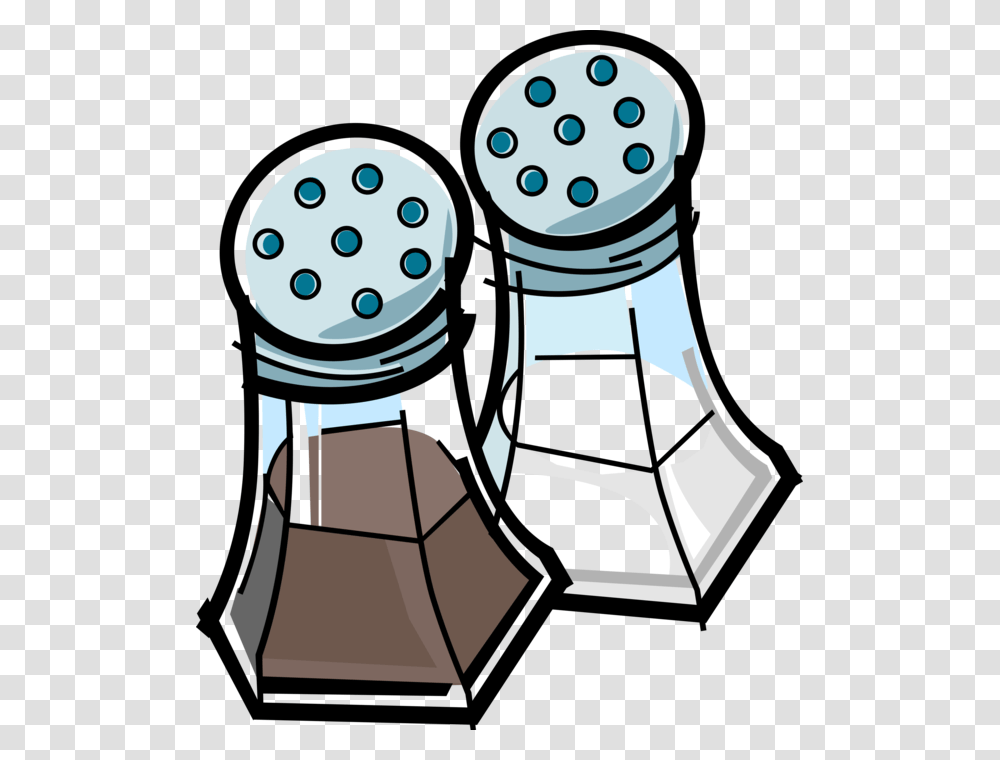 Vector Illustration Of Kitchen Condiment Dispenser Salt And Pepper Shakers Clip, Drawing, Bottle, Snowman Transparent Png