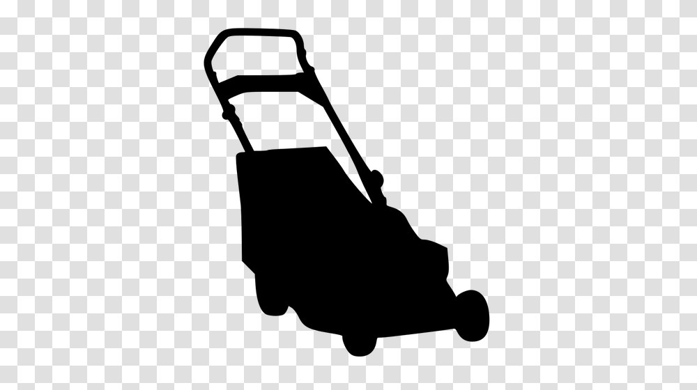 Vector Illustration Of Lawn Mower Silhouette, Gray, World Of Warcraft Transparent Png