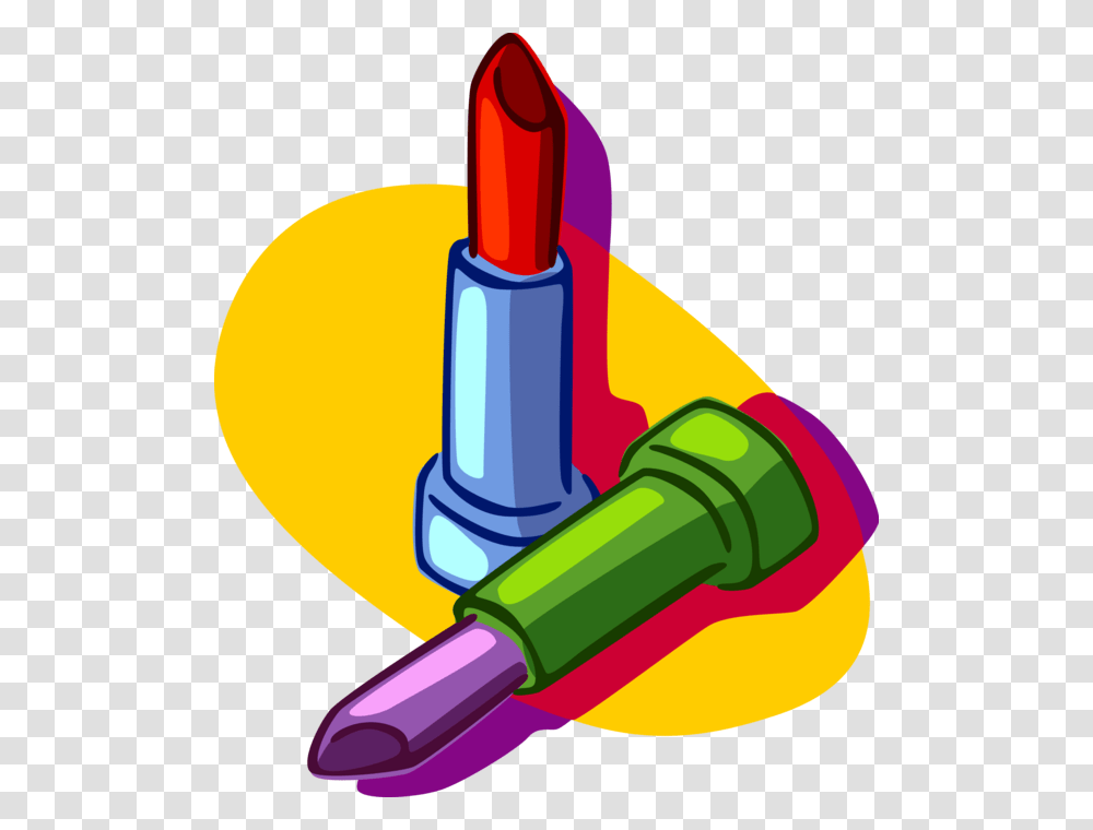 Vector Illustration Of Lipstick Cosmetic Beauty Product, Cosmetics, Dynamite, Bomb, Weapon Transparent Png