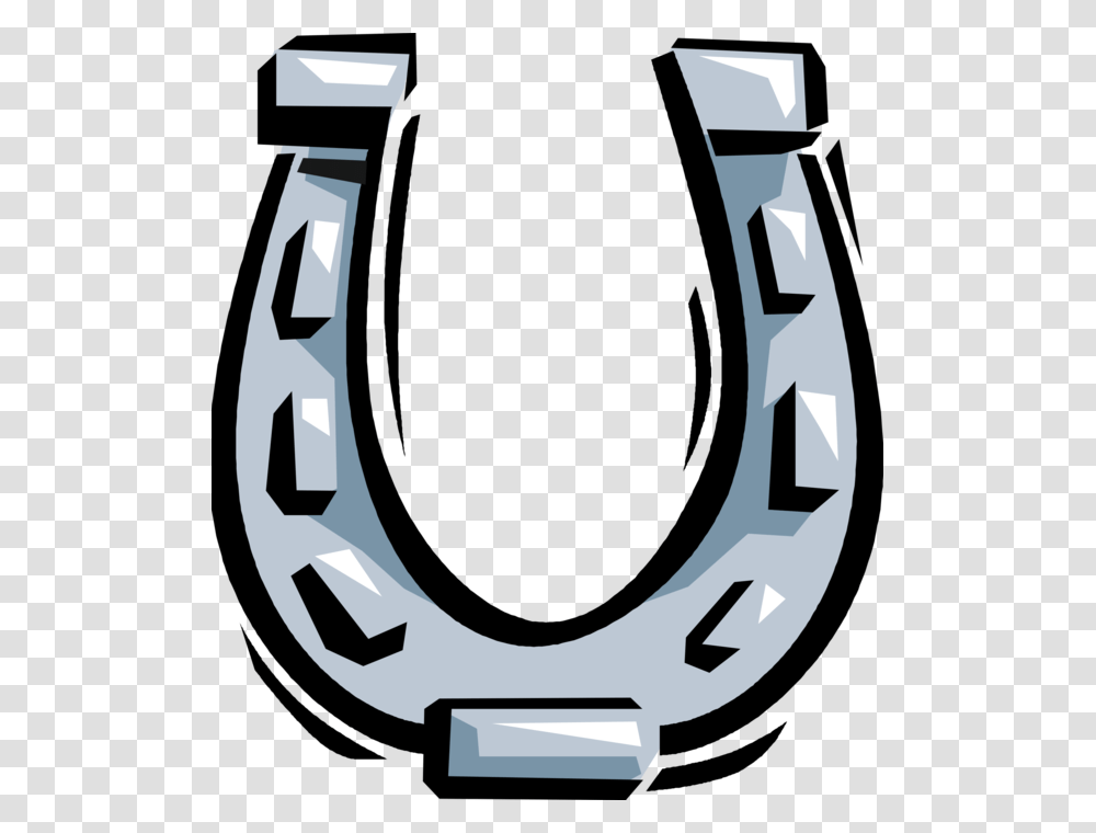 Vector Illustration Of Lucky Horseshoe Good Luck Protective Hufeisen Transparent Png