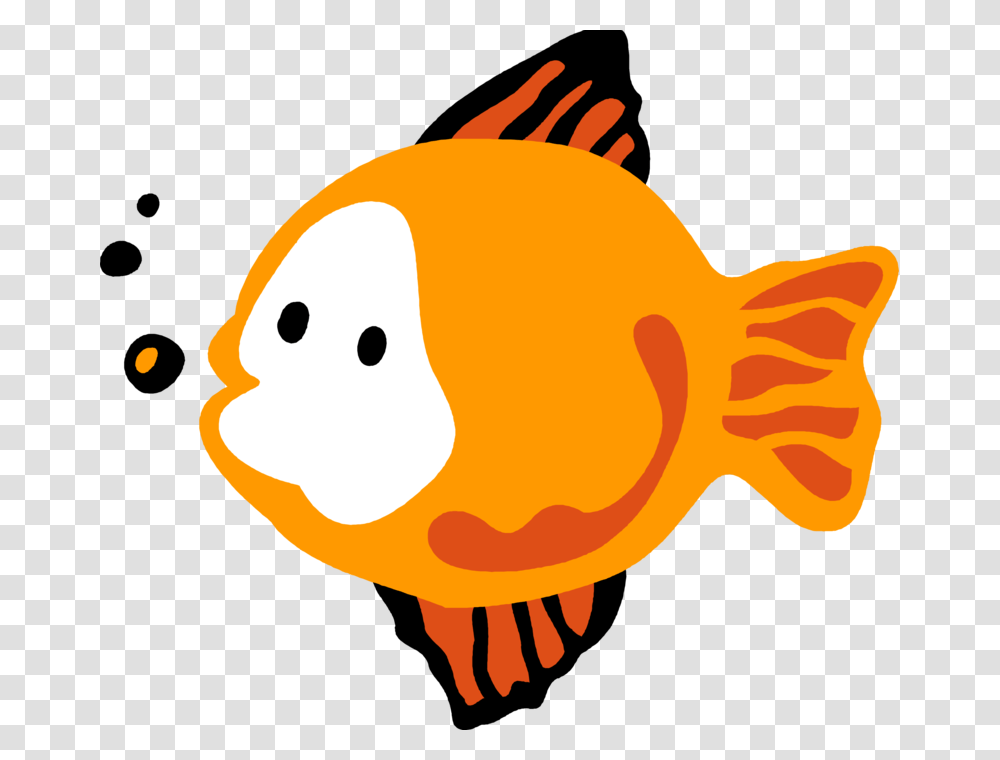 Vector Illustration Of Marine Aquatic Tropical Fish, Goldfish, Animal Transparent Png