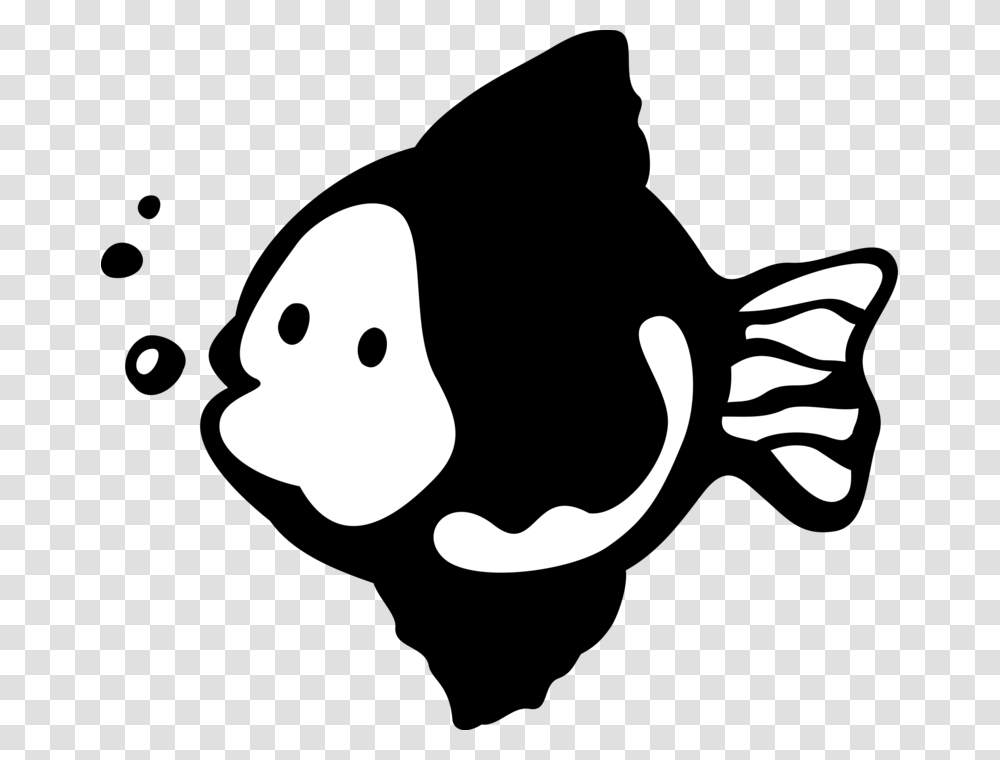 Vector Illustration Of Marine Aquatic Tropical Fish, Stencil, Snowman, Winter, Outdoors Transparent Png