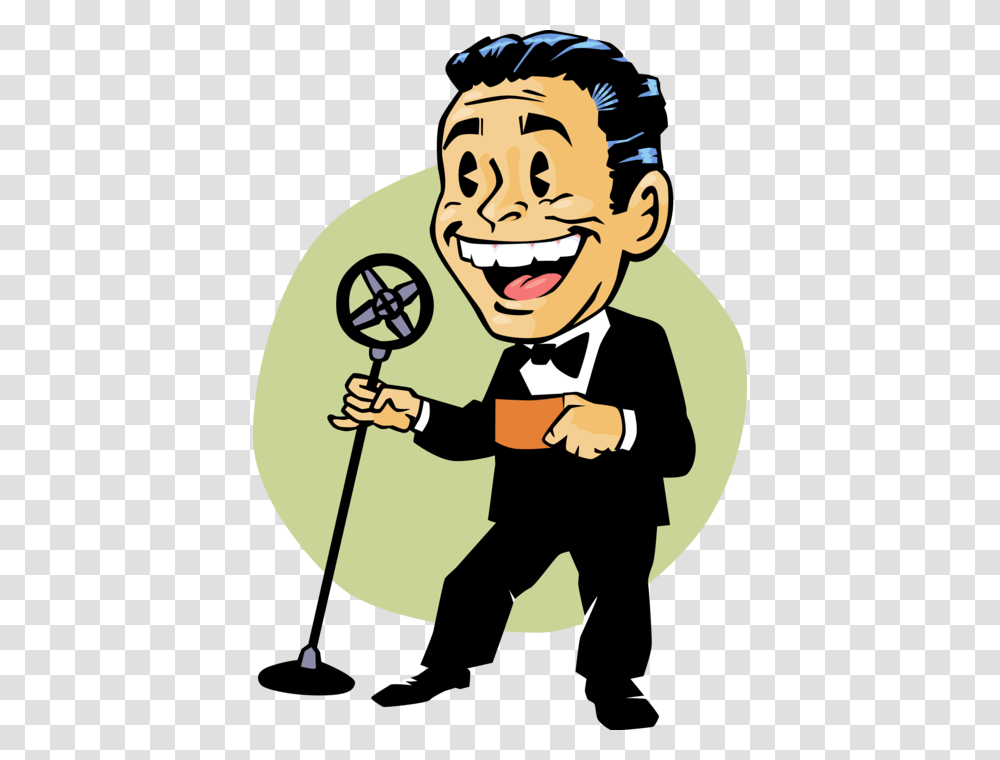 Vector Illustration Of Master Of Ceremonies Emcee Or Master Of Ceremony, Performer, Person, Human, Magician Transparent Png