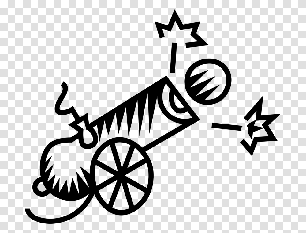 Vector Illustration Of Military Artillery Cannon Weapon Ramazan Hediye Internet Turkcell, Gray, World Of Warcraft Transparent Png