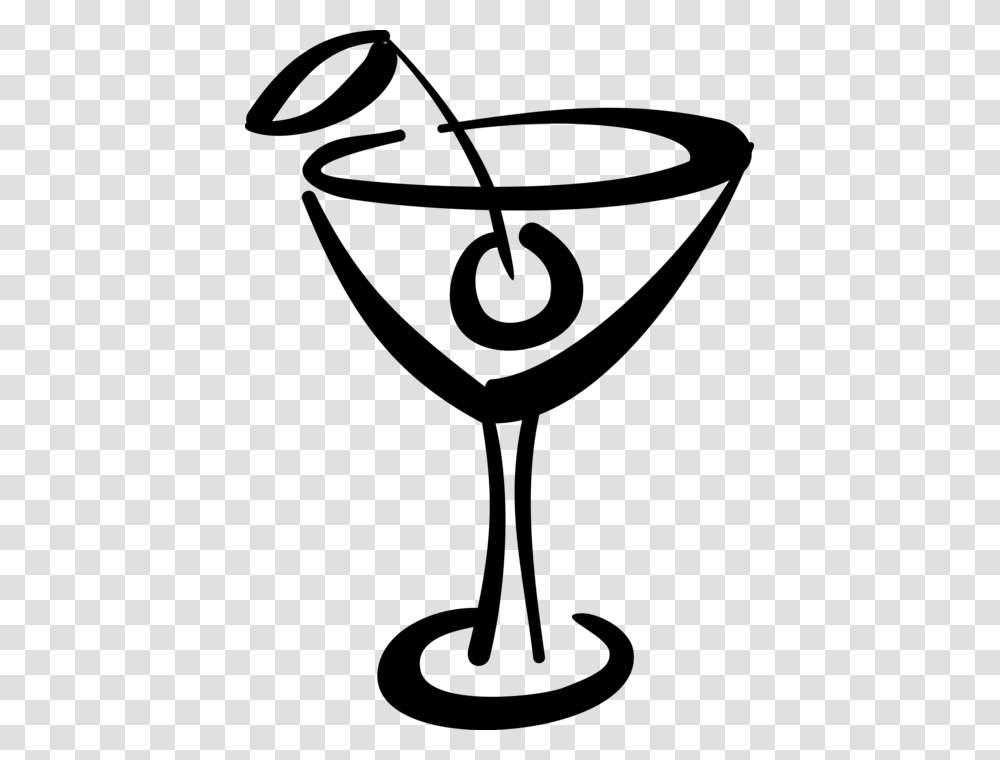 Vector Illustration Of Mixed Drink Cocktail Alcohol Cocktail Clipart, Gray Transparent Png