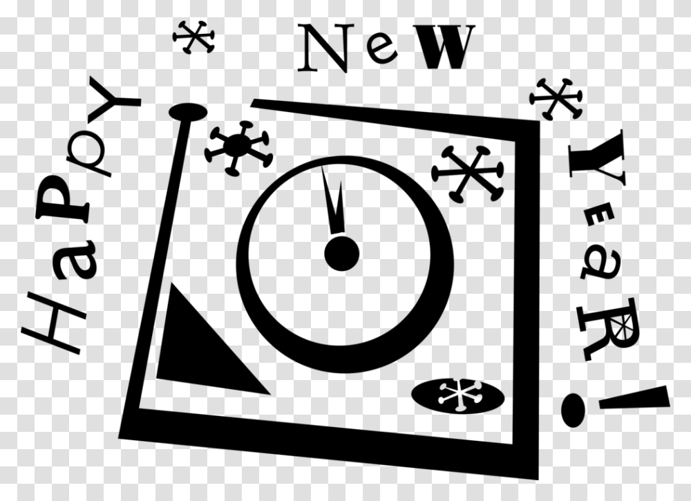 Vector Illustration Of New Yearquots Eve Clock Strikes Circle, Gray, World Of Warcraft Transparent Png
